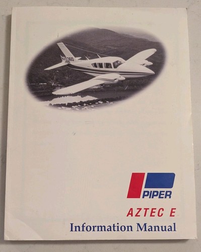 Piper aztec pilot s - aztec, pilot's
