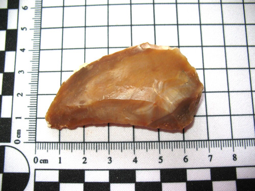 Palaeolithic monofacial flint