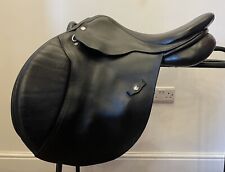 17 1/2” Ryder Black English Leather GP / Jump Saddle Medium / Wide Fit