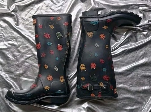 Hunter boots uk3 navy - boots, blue