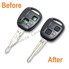 For Toyota Avensis Landcruiser 2 / 3 Button Remote Key Fob REPAIR SERVICE FIX