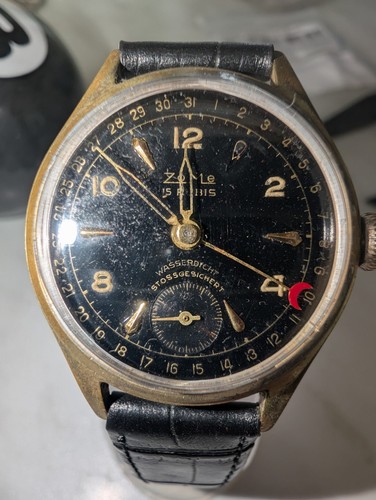 Rare zome pointer date watch - zome,