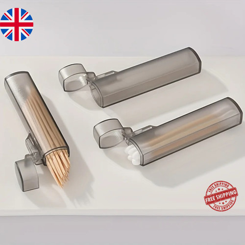 Portable clear toothpick - clear,