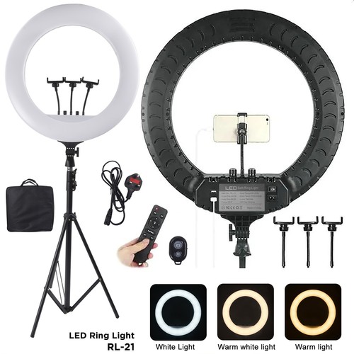 Led selfie ring light - 21",