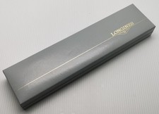 Vtg 1990s Longines Genuine Grey Gents Ladies Unisex Watch Presentation Case Box