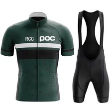 2pc Mens Cycling Jersey Bib