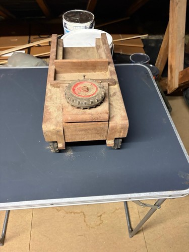 Vintage handmade wooden toy - vintage,
