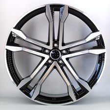 22" black pol alloy wheels for