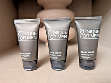 3 X Clinique Face Wash for Men 30ML . ( 3 X 30ML = 90ML )