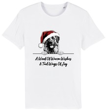 LEONBERGER Christmas Dog T-Shirt Adults Kids Woof Wishes Tail Wags Dogs Xmas