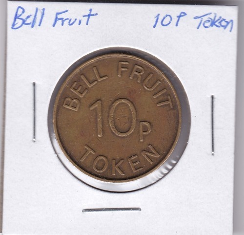 10p bell fruit token united - bell,