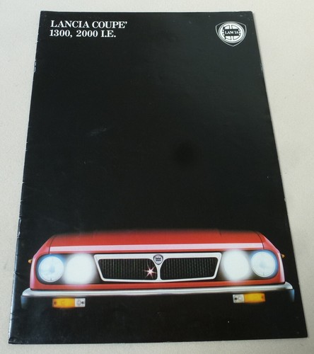 Brochure lancia beta coupe - lancia,