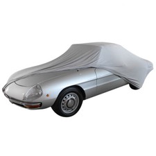 Indoor car cover fits Alfa Romeo Spider Aerodinamica Series 3 Bespoke Silvergrey