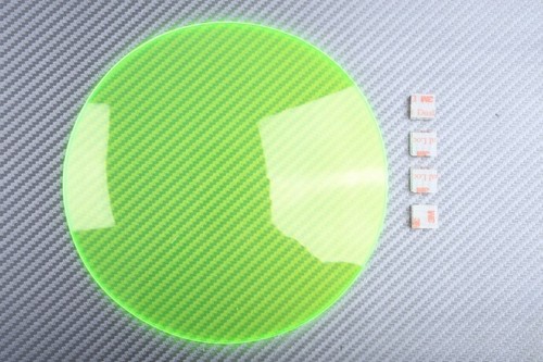 Green 17cm headlight guard - green,