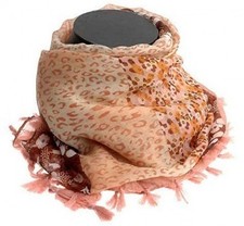 100% Turkish Cotton Leopard Cheetah Floral Neck Scarf Hijaab Headscarf Bandana