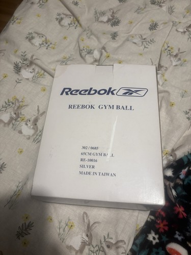 Reebok 65cm silver gym - silver,
