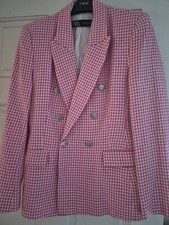 ZARA SIZE MEDIUM  GINGHAM