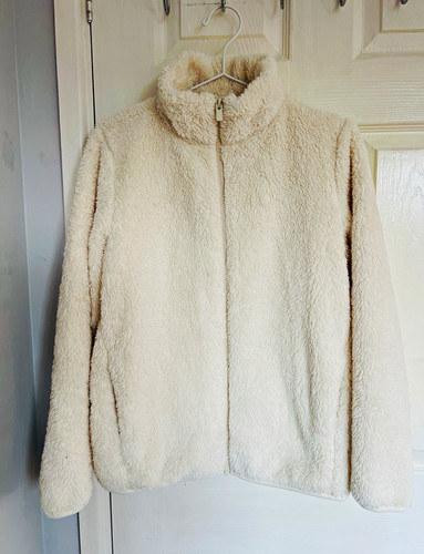 Uniqlo women cream teddy - uniqlo,