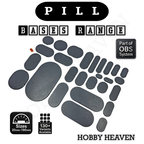 Wargaming pill oval plastic - wargaming,