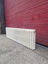 Vintage 175cm Cast Iron Radiator, Antique Retro, Industrial, School Heating Rad