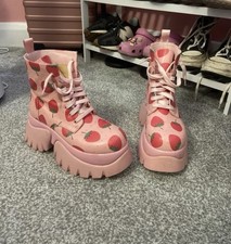 Pink And Red Strawberry