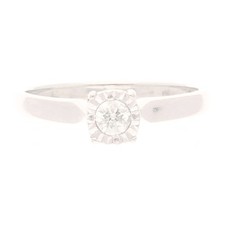 9Carat White Gold 0.15ct