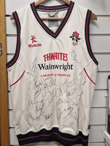 Signed lancashire ccc 150th - signed,