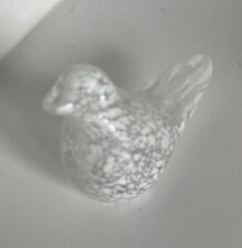 SMALL Art White clear BIRD