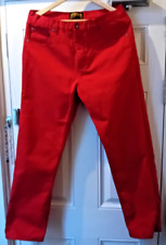 Men's Georgio Peviani Red Urban Designer Denim Jeans - New With Out Tag
