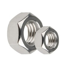 M3 M4 M5 M6 M8 M10 M12 HEXAGON FULL NUT HEX NUTS DIN 934 A2 STAINLESS STEEL