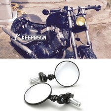 Pair bar end mirrors - 7/8", side