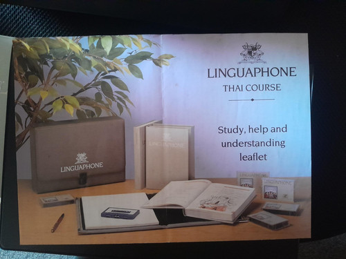 Vintage linguaphone thai - vintage, 'linguaphone