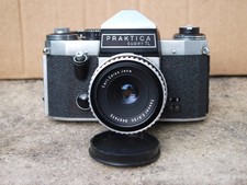 Praktica Super TL 35mm SLR with Zeiss Zebra Tessar 50mm f2.8.