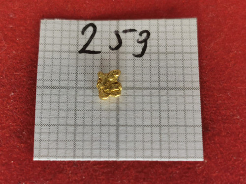 259 real gold - nugget, alaska