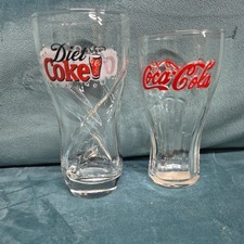 COCA COLA 16oz GLASSES - 2001