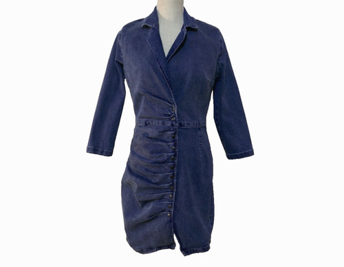 Venus blue denim dress jean - venus,