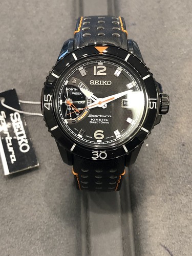 Seiko sportura kinetic watch - seiko,