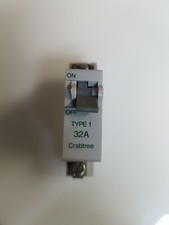 CRABTREE 32 AMP TYPE 1 M6 MCB