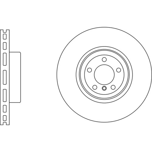 Brake discs vented for bmw - 2x,