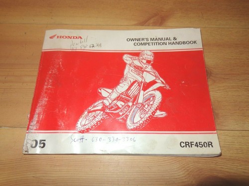 2005 honda crf450r - crf450, crf