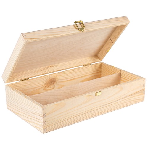 Wooden wine box - wooden,