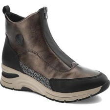 Rieker Womens Ladies Brown Black Wedge Ankle Boots Size 4-8