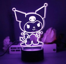 Kuromi Night Light Lamp Bright