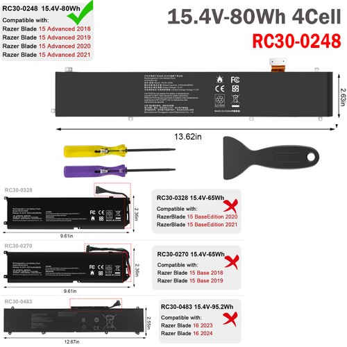 Rc30 0248 battery for razer - battery,