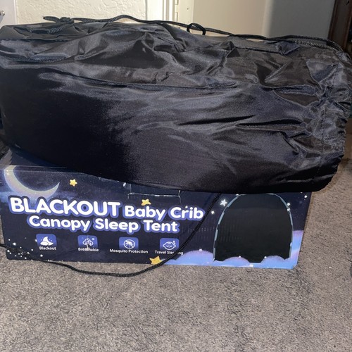 New blackout baby crib canopy - new,
