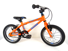2023 Squish 14" Stage 2 Unisex Kids Bike Age 4-6 Low-Used VGC Orange Blue KB-248