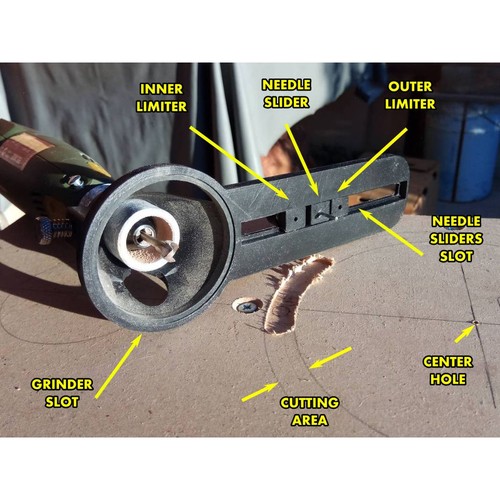 Circle cutter adapter - , for