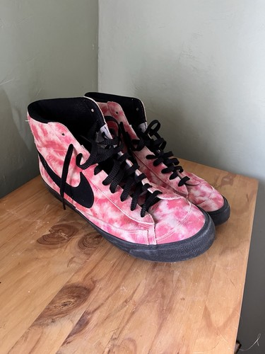Nike blazer custom pink tie - nike,