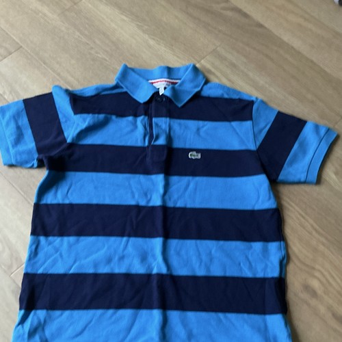 Lacoste boys blue navy striped - lacoste,