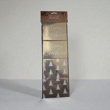 4 x christmas gift card boxes merry christmas designs New